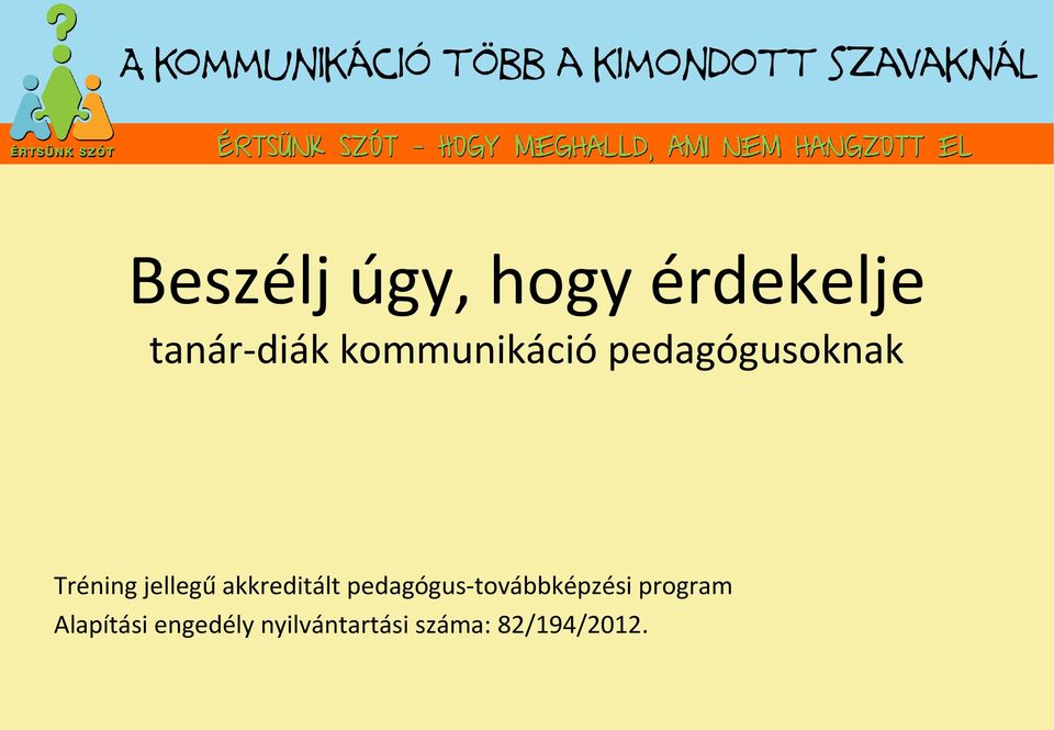 akkreditált pedagógus-továbbképzési program