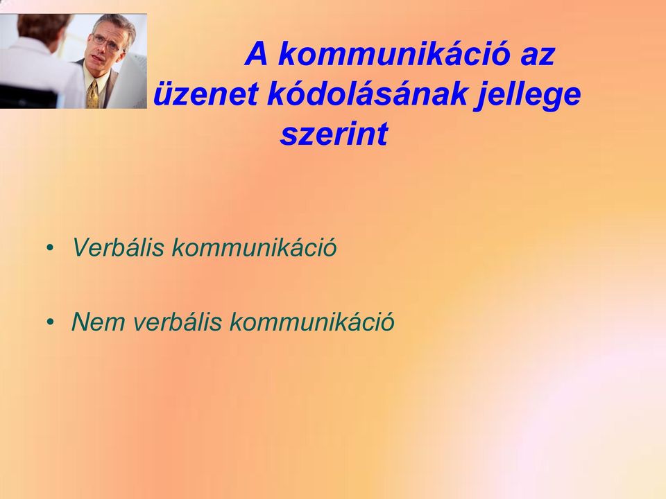 szerint Verbális