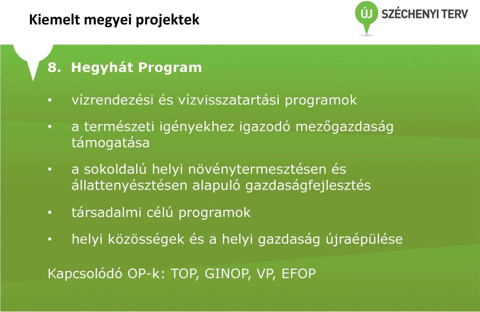 növénytermesztésen és állattenyésztésen alapuló gazdaságfejlesztés társadalmi