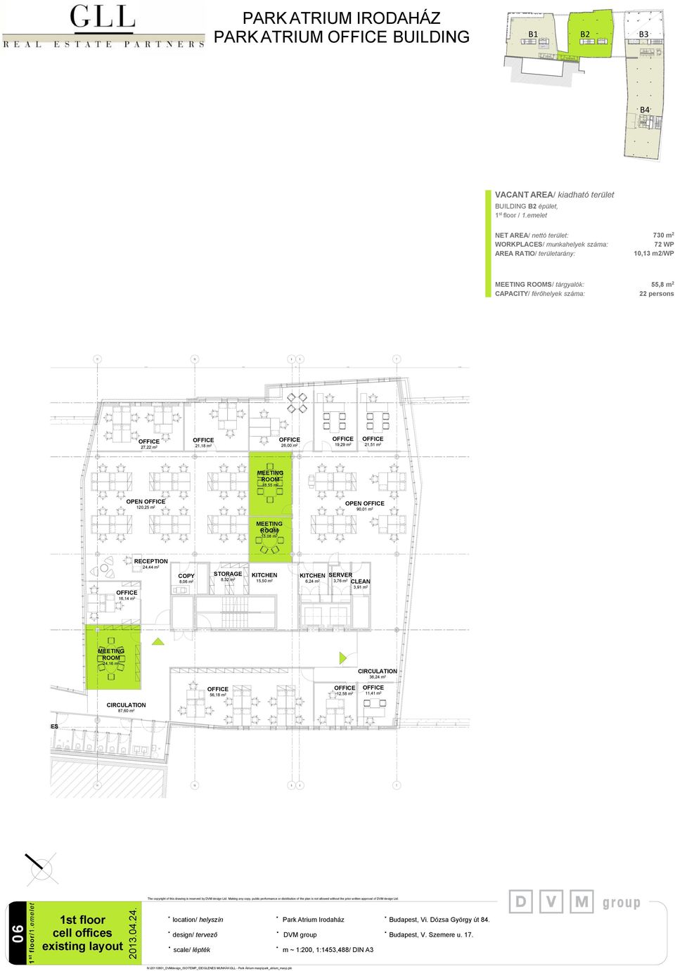 8,06 m 2 STORAGE 8,32 m 2 15,50 m 2 6,24 m 2 SERVER 3,6 m 2 CLEAN 3,91 m 2 24,16 m 2 8,60 m 2 36,24 m 2 56,18 m 2 12,58 m 2 11,41 m 2 LAVOATORIES 11 10 9 8 The copyright of this drawing is reserved