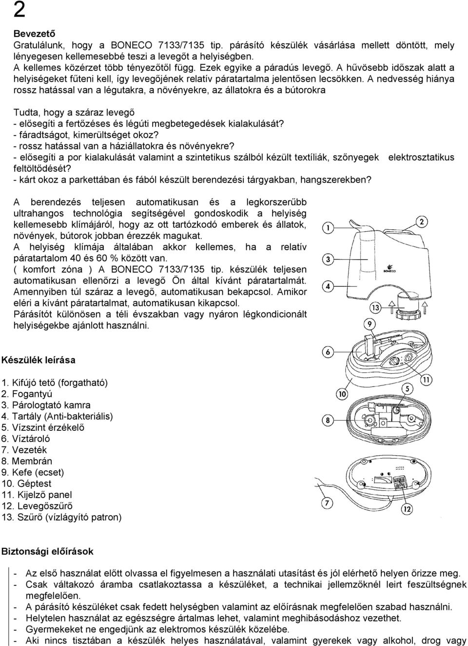 A nedvesség hiánya rossz hatással van a légutakra, a növényekre, az állatokra és a bútorokra Tudta, hogy a száraz leveg - el segíti a fert zéses és légúti megbetegedések kialakulását?