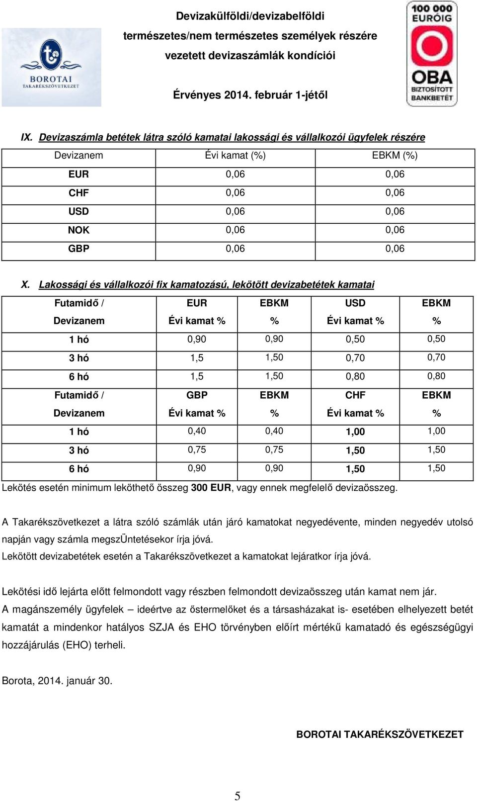 Futamidő / Devizanem GBP Évi kamat CHF Évi kamat 1 hó 0,40 0,40 1,00 1,00 3 hó 0,75 0,75 1,50 1,50 6 hó 0,90 0,90 1,50 1,50 Lekötés esetén minimum leköthető összeg 300 EUR, vagy ennek megfelelő