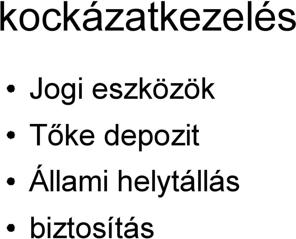 Tőke depozit