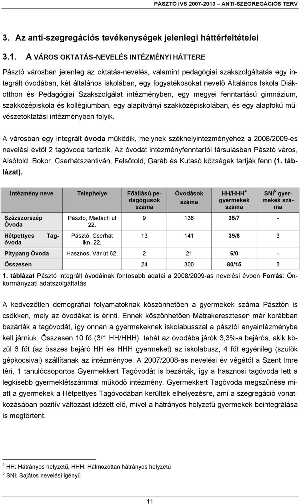 Általános Iskola Diákotthon és Pedagógiai Szakszolgálat intézményben, egy megyei fenntartású gimnázium, szakközépiskola és kollégiumban, egy alapítványi szakközépiskolában, és egy alapfokú
