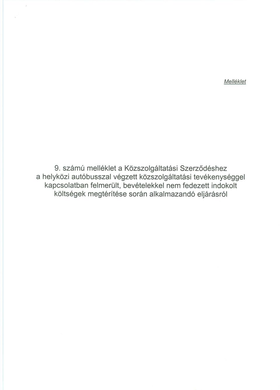 autóbusszal végzett közszolgáltatási tevékenységgel