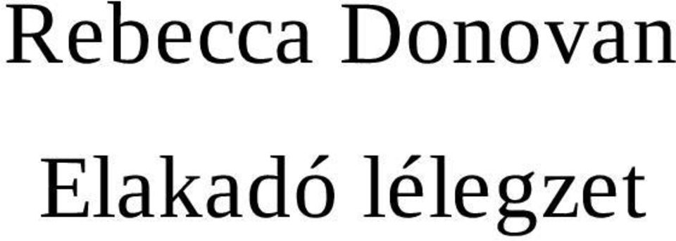 Elakadó