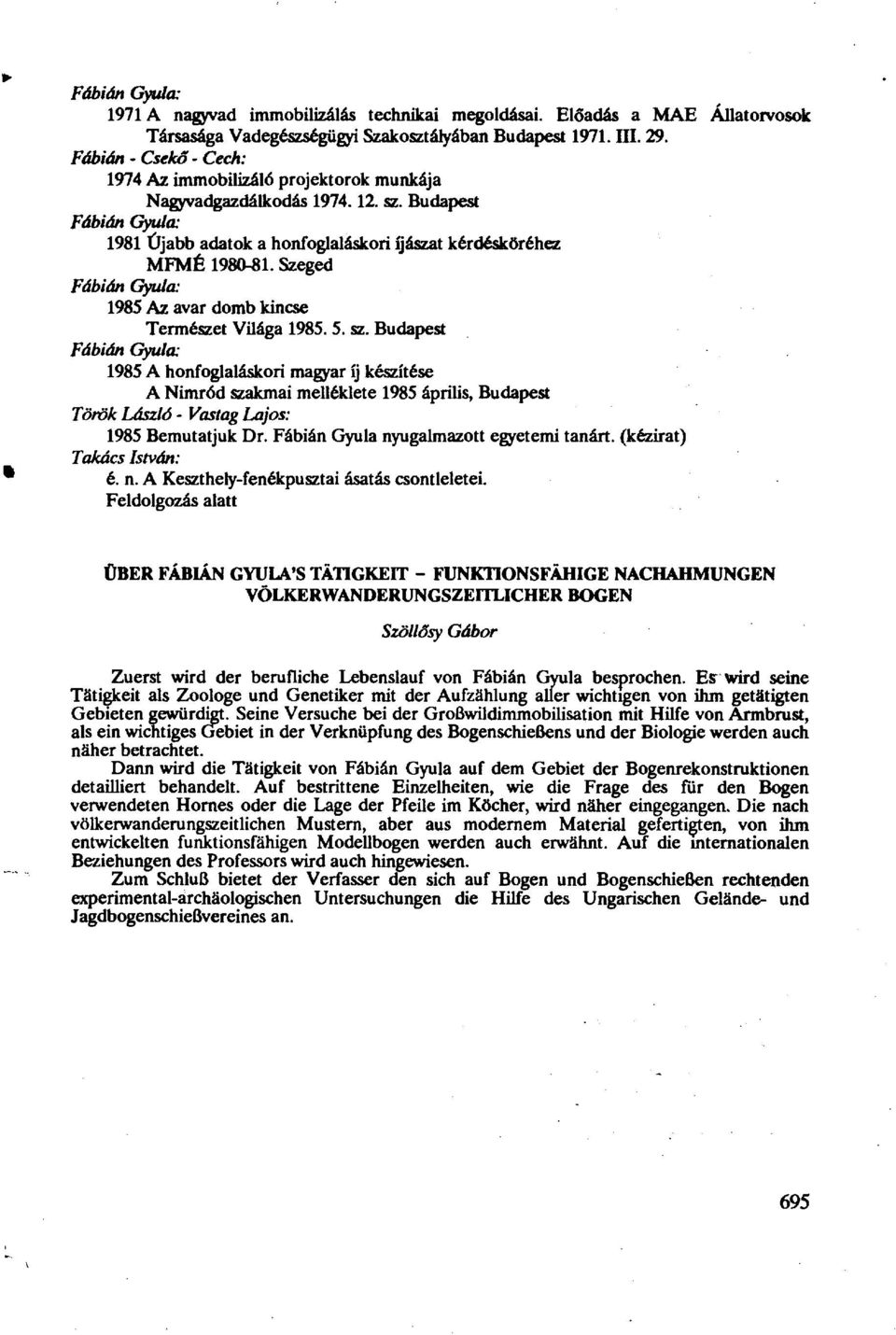 Szeged 1985 Az avar domb kincse Természet Világa 1985. 5. sz.