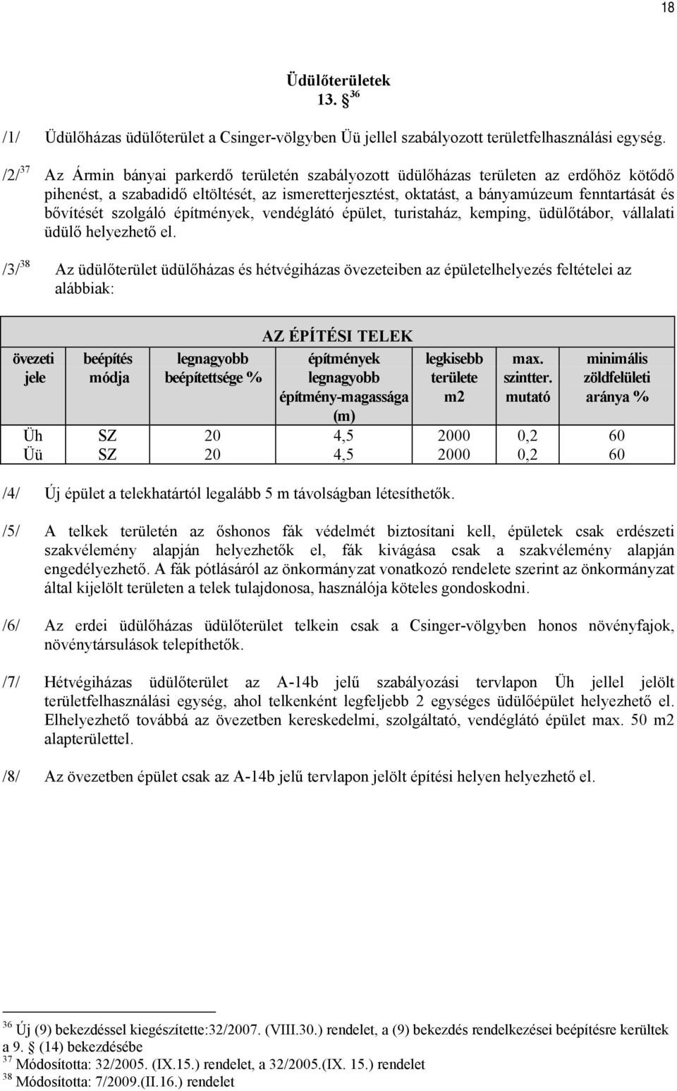 bővítését szolgáló építmények, vendéglátó épület, turistaház, kemping, üdülőtábor, vállalati üdülő helyezhető el.