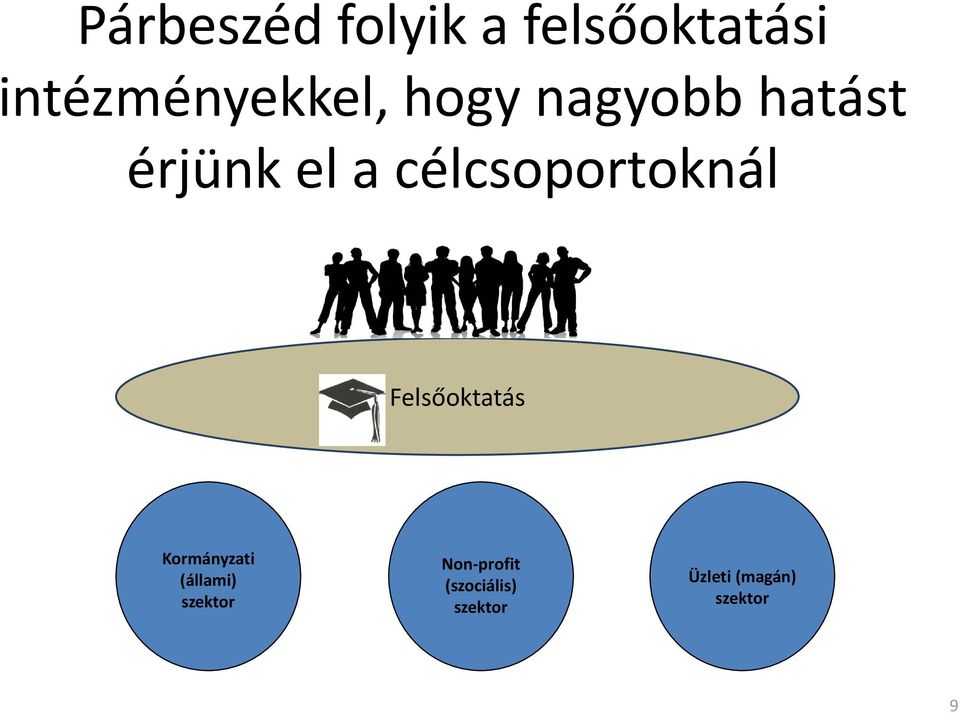 Felsőoktatás Kormányzati (állami) szektor