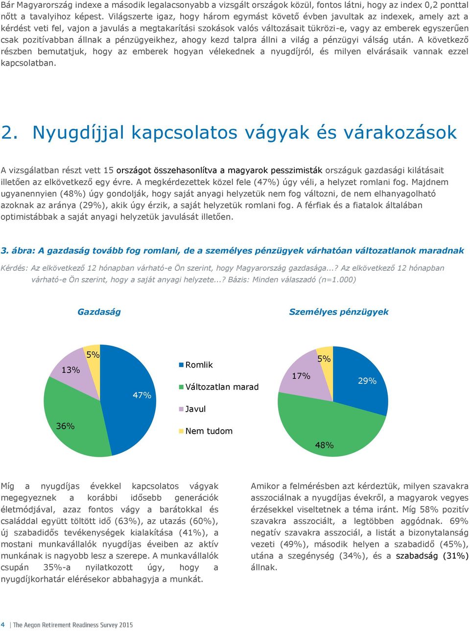 csak pozitívabban állnak a pénzügyeikhez, ahogy kezd talpra állni a világ a pénzügyi válság után.