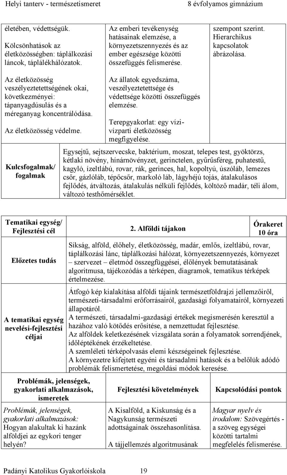 Az életközösség veszélyeztetettségének okai, következményei: tápanyagdúsulás és a méreganyag koncentrálódása. Az életközösség védelme.