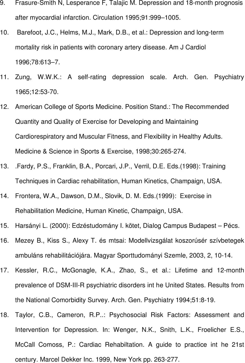 12. American College of Sports Medicine. Position Stand.