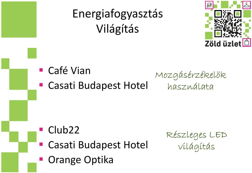használata Club22 Casati Budapest