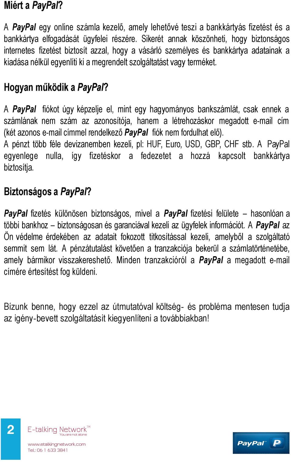 Hogyan működik a PayPal?