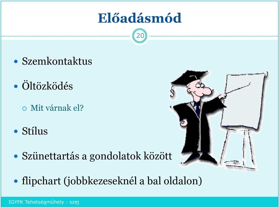 Stílus Szünettartás a gondolatok