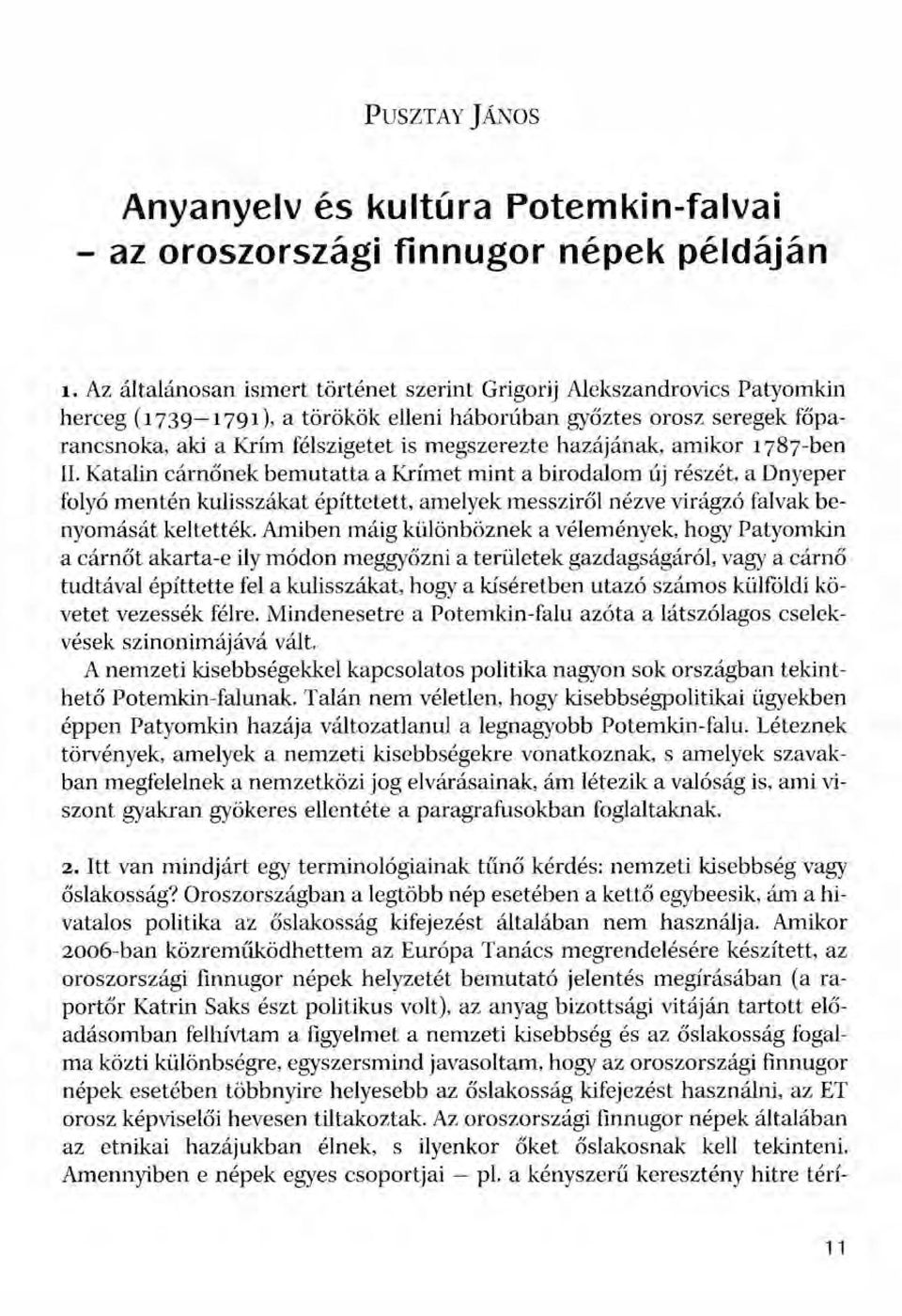 hazájának, amikor 1787-ben II.