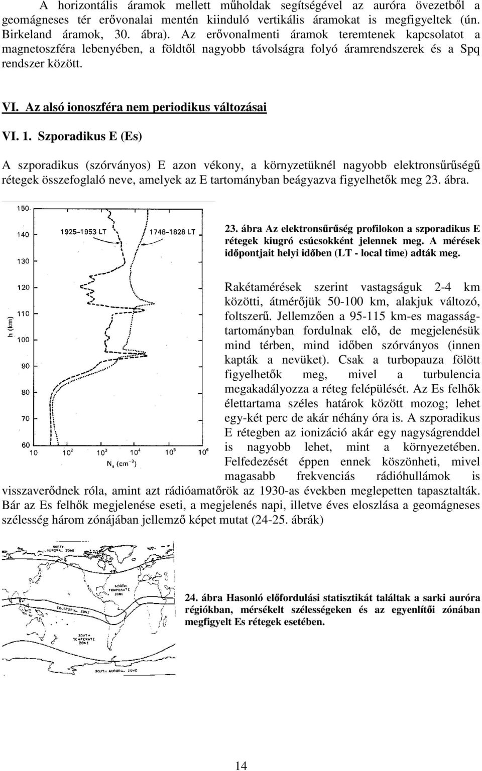 Az alsó ionoszféra nem periodikus változásai VI. 1.