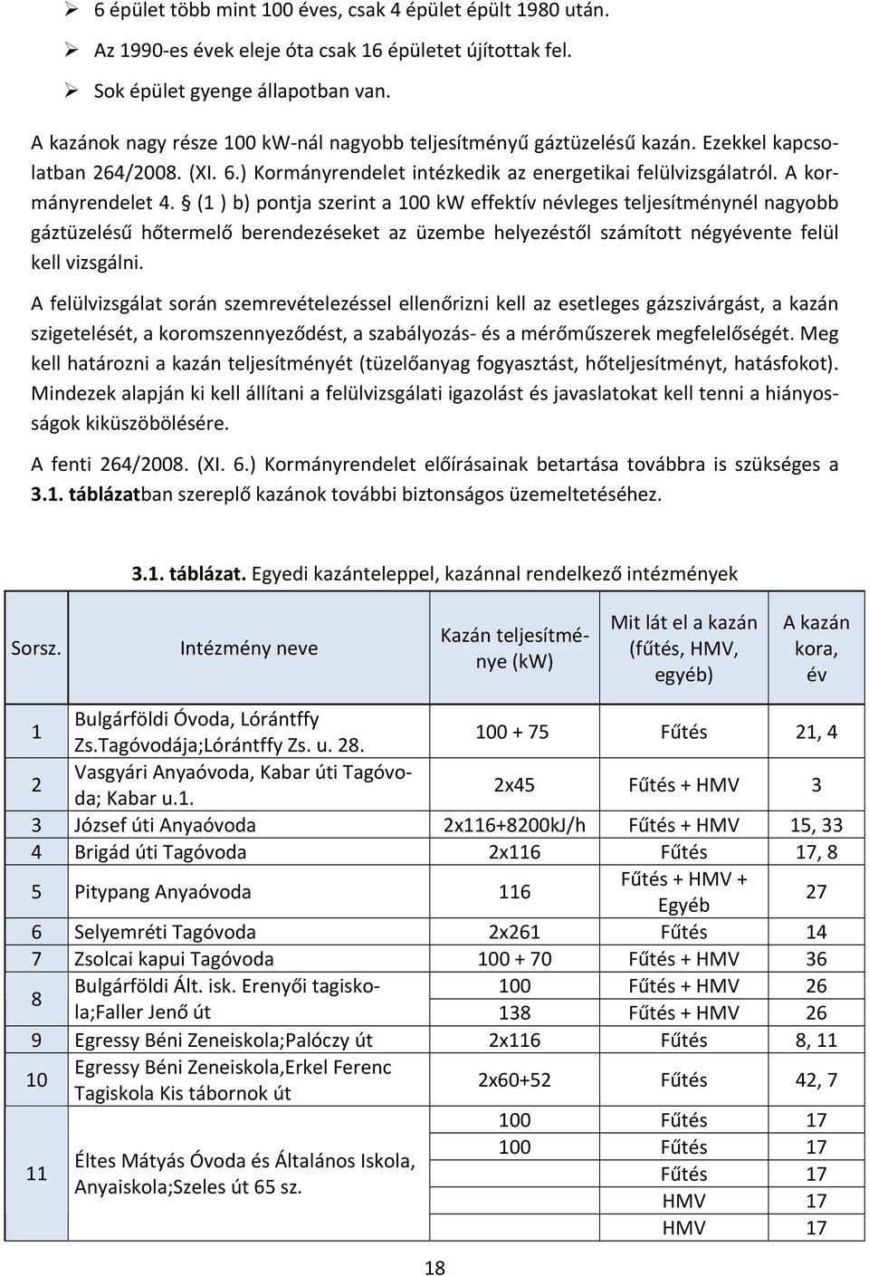 (1 ) b) pontja szerint a 100 kw effektív névleges teljesítménynél nagyobb gáztüzelésű hőtermelő berendezéseket az üzembe helyezéstől számított négyévente felül kell vizsgálni.