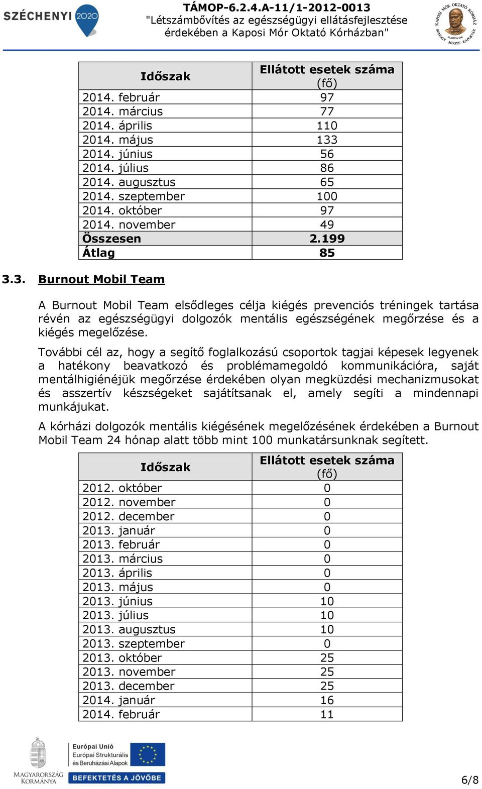 További cél az, hogy a segítő foglalkozású csoportok tagjai képesek legyenek a hatékony beavatkozó és problémamegoldó kommunikációra, saját mentálhigiénéjük megőrzése érdekében olyan megküzdési