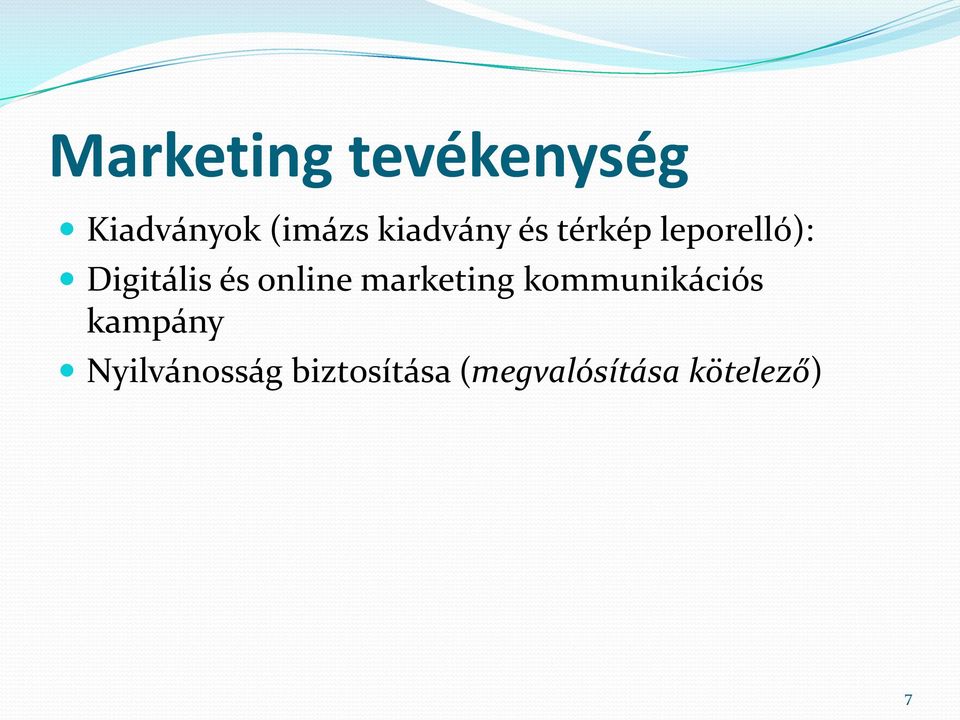 online marketing kommunikációs kampány