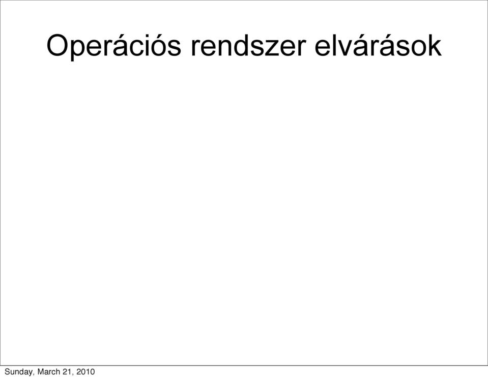 elvárások