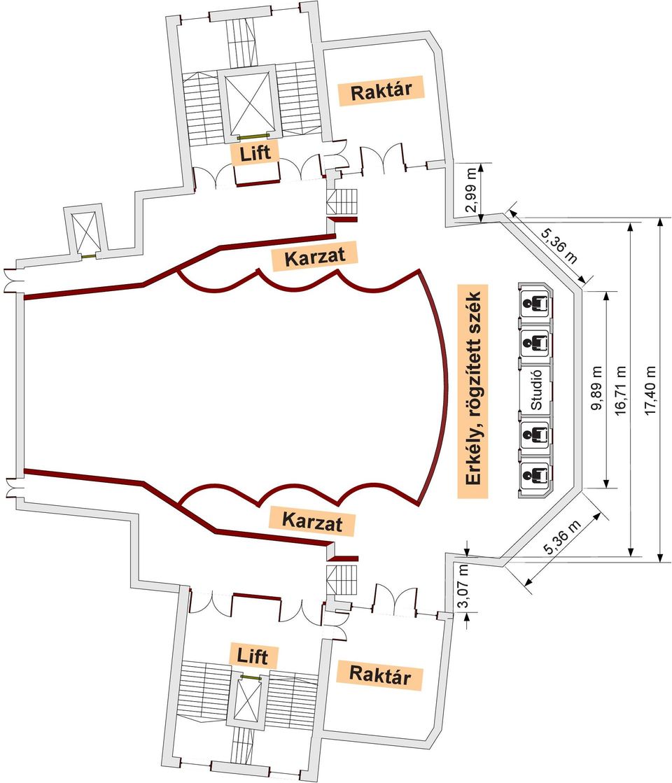 16,71 m 17,40 m 2,99 m Karzat