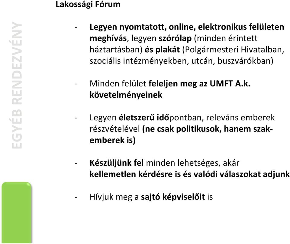 az UMFT A.k.