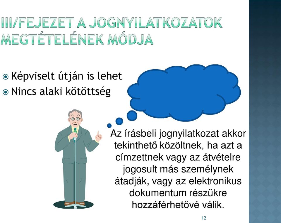 címzettnek vagy az átvételre jogosult más személynek