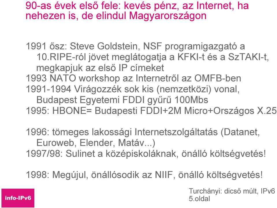 kis (nemzetközi) vonal, Budapest Egyetemi FDDI gyűrű 100Mbs 1995: HBONE= Budapesti FDDI+2M Micro+Országos X.