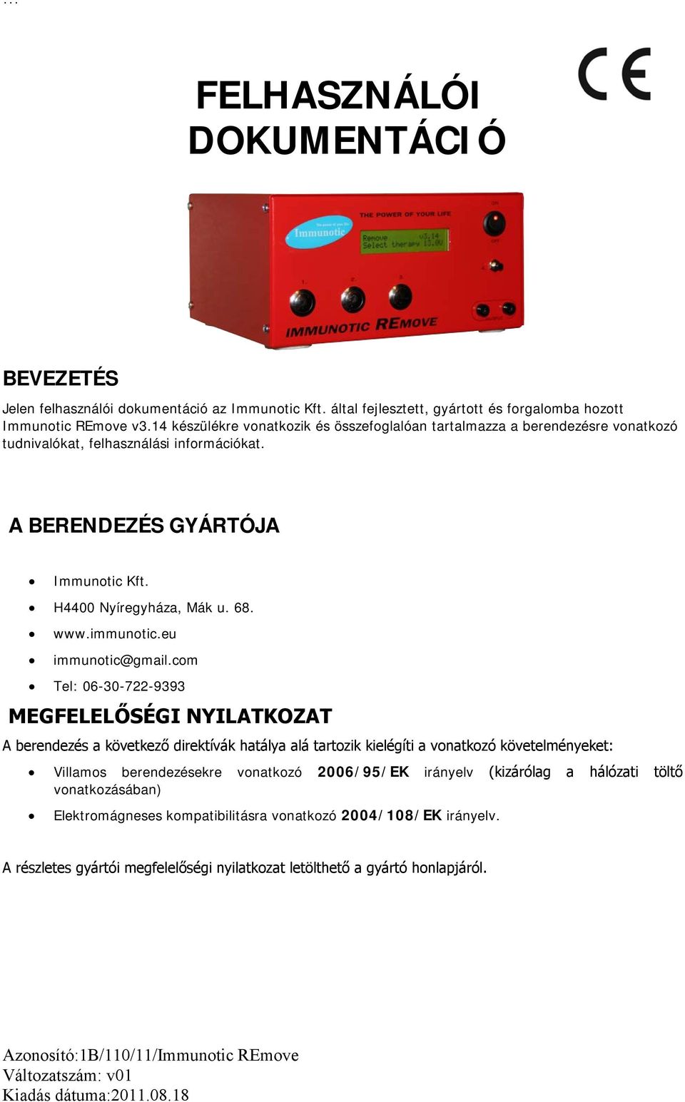 www.immunotic.eu immunotic@gmail.