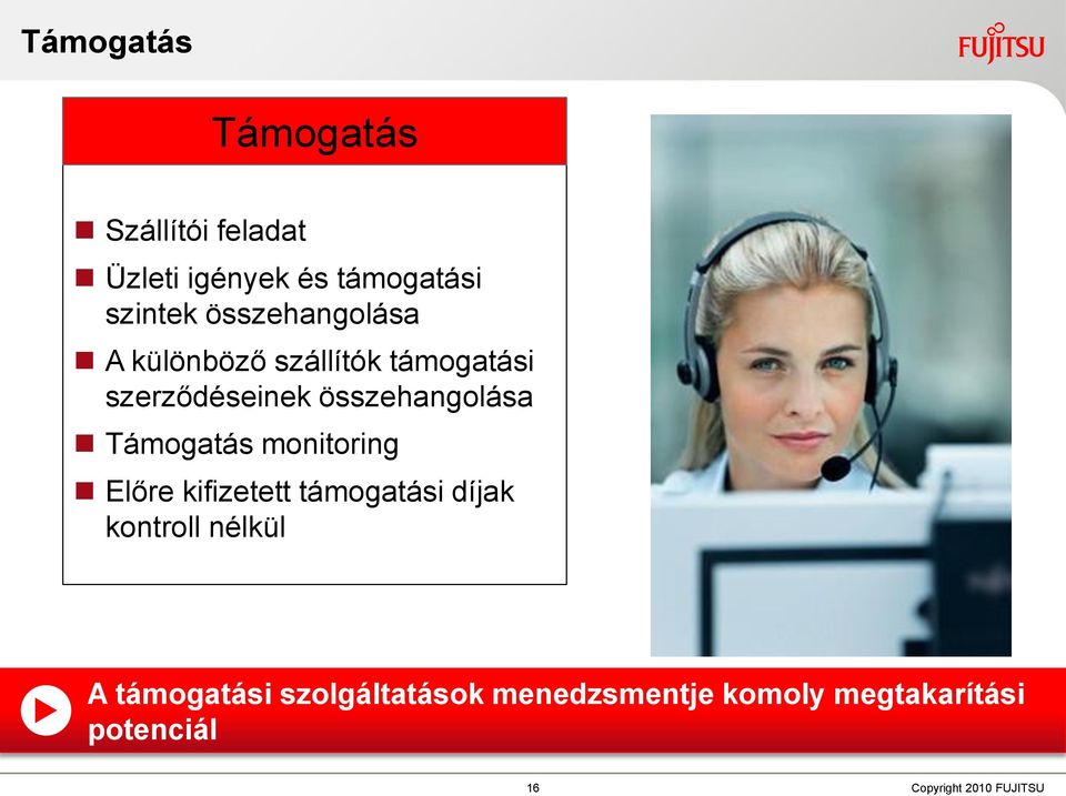Támogatás monitoring Előre kifizetett támogatási díjak kontroll nélkül A