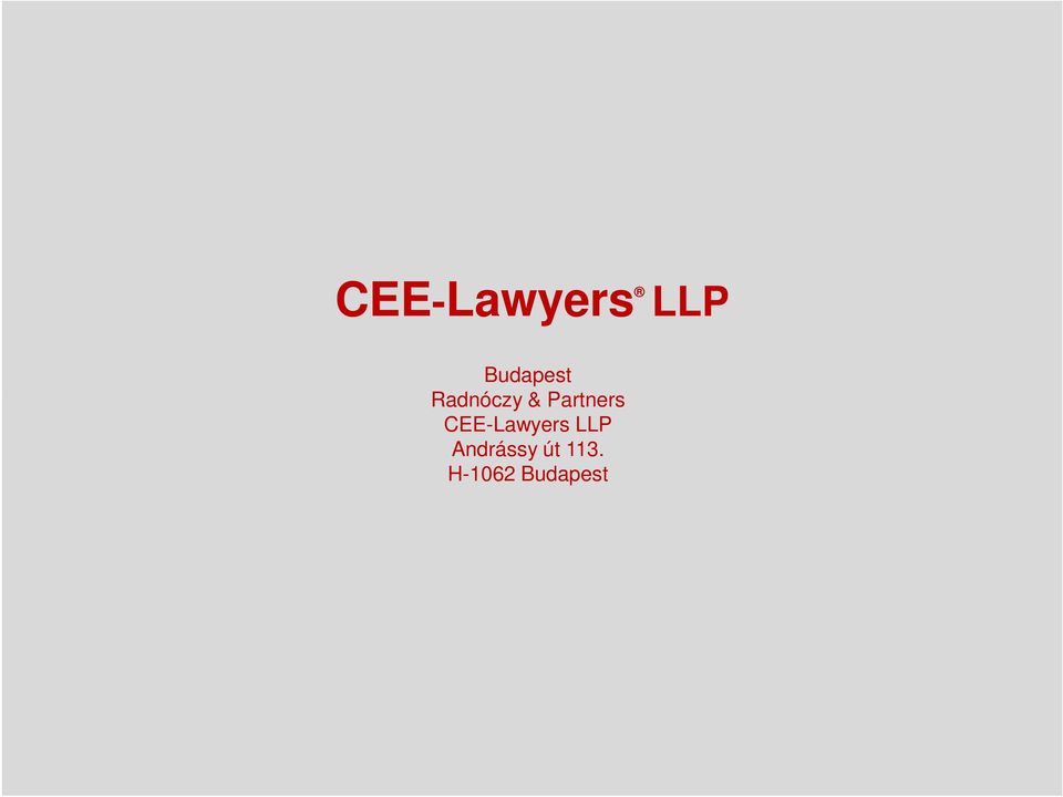 CEE-Lawyers