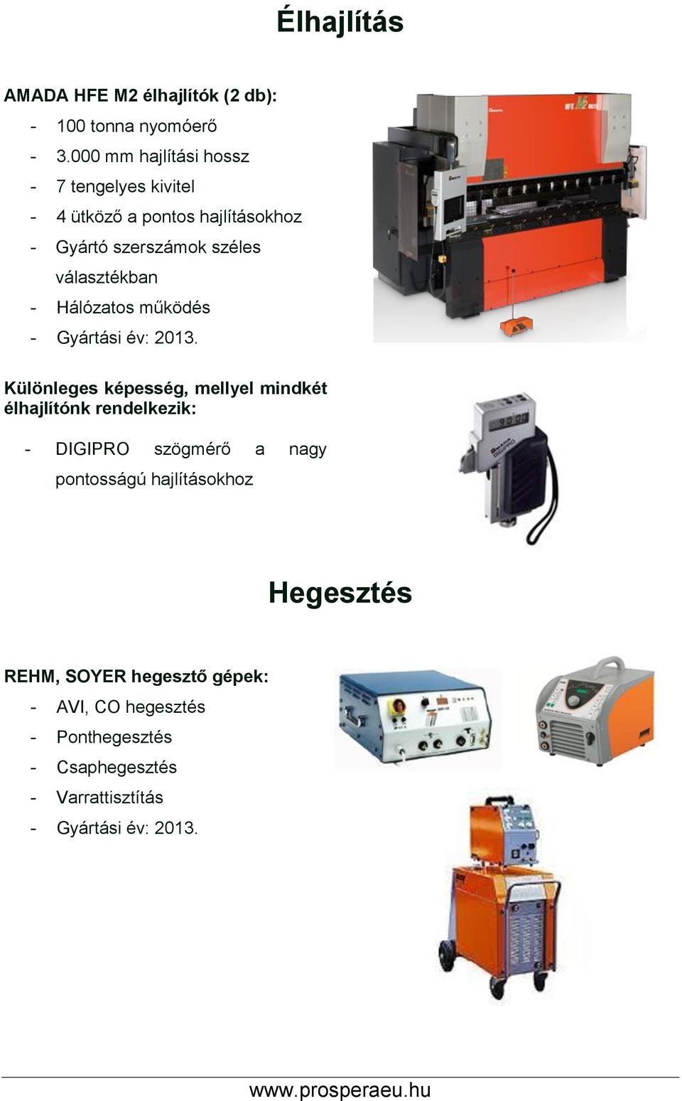 választékban - Hálózatos működés - Gyártási év: 2013.