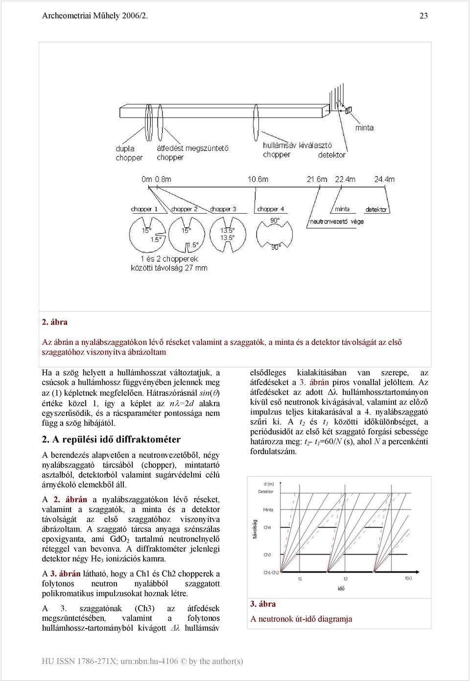 Hátraszórásnál sin(θ) értéke közel 1, így a képlet az nλ=2d alakra egyszerűsödik, és a rácsparaméter pontossága nem függ a szög hibájától. 2.