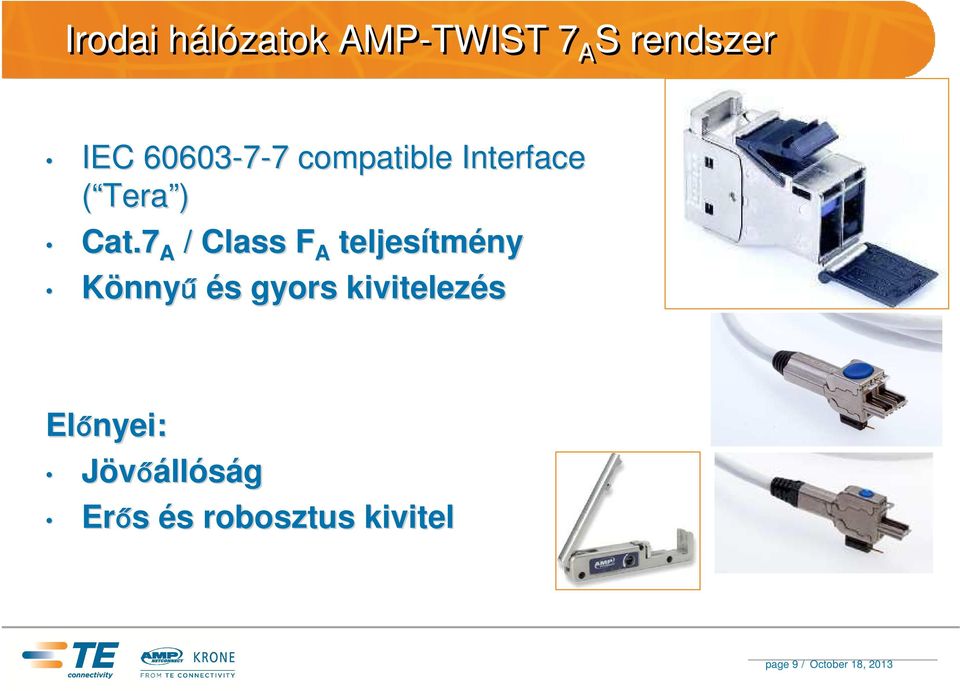 7 A / Class F A teljesítm tmény Könnyű és s gyors
