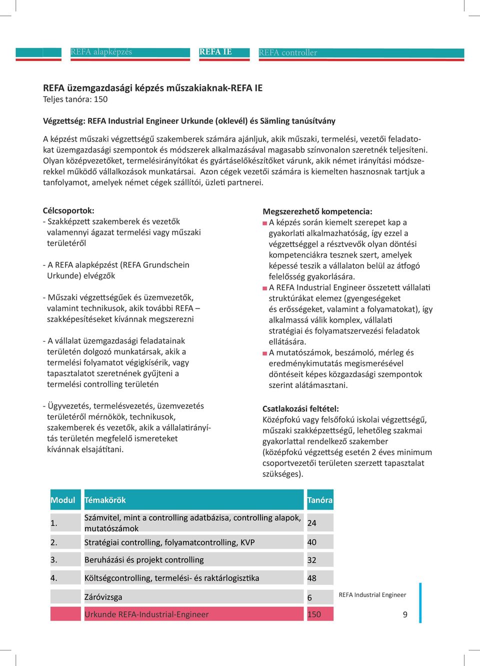 Olyan középvezetőket, termelésirányítókat és gyártáselőkészítőket várunk, akik német irányítási módszerekkel működő vállalkozások munkatársai.