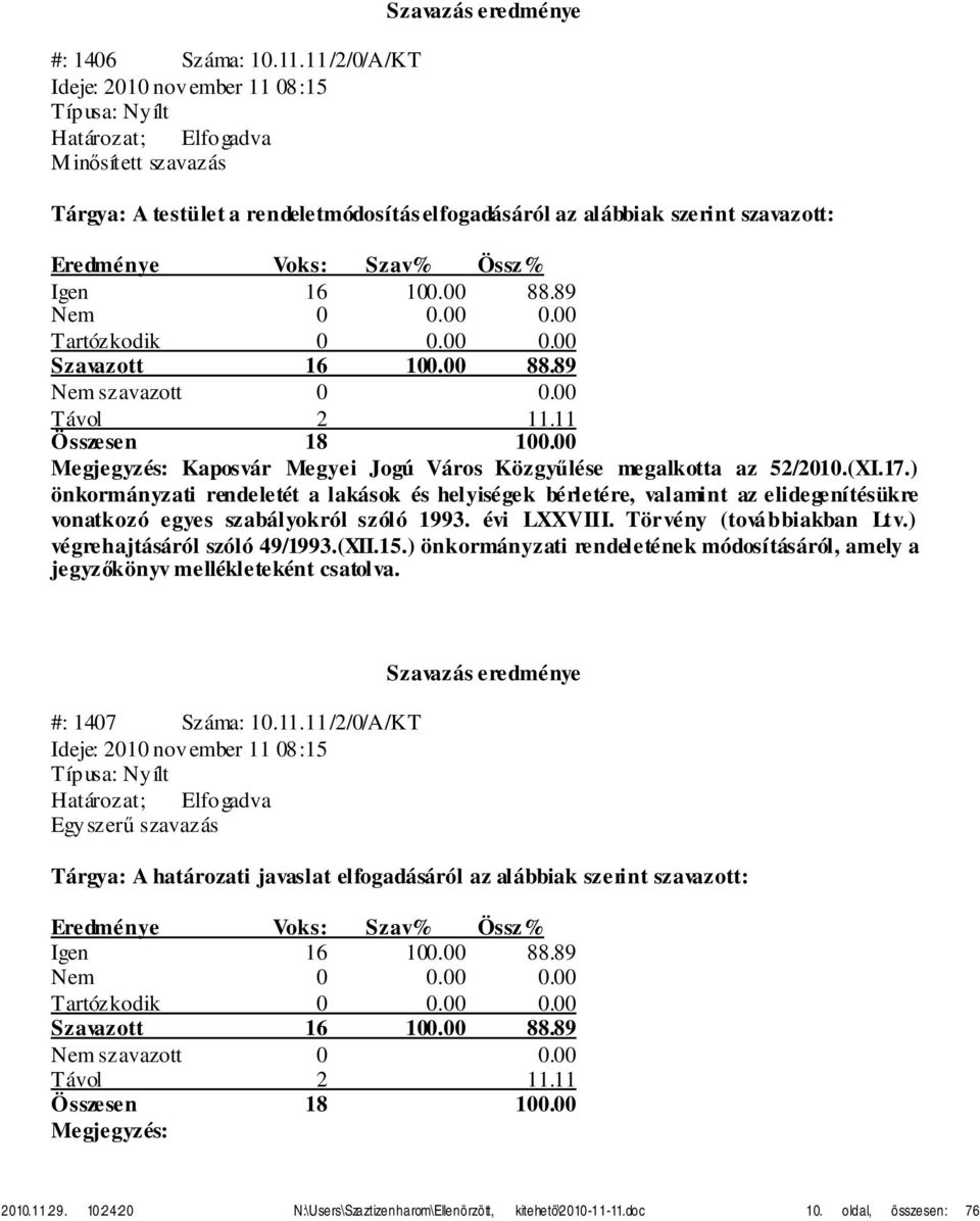 ) önkormányzati rendeletét a lakások és helyiségek bérletére, valamint az elidegenítésükre vonatkozó egyes szabályokról szóló 1993. évi LXXVIII. Törvény (továbbiakban Ltv.