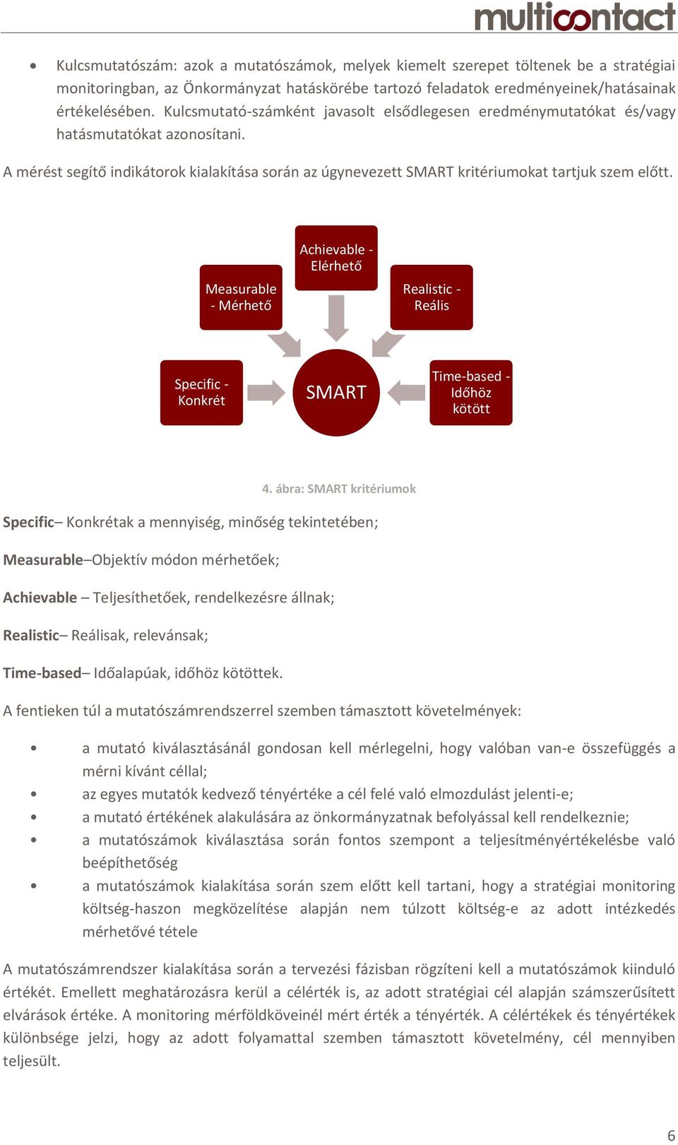 Measurable - Mérhető Achievable - Elérhető Realistic - Reális Specific - Konkrét SMART Time-based - Időhöz kötött 4.