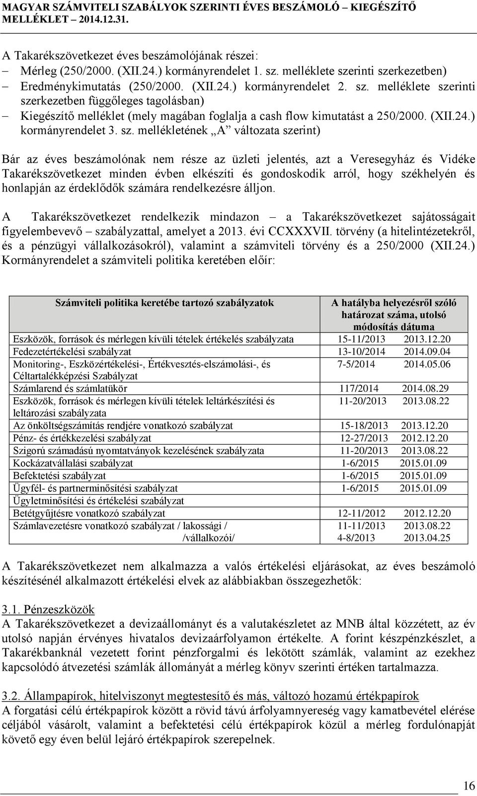 (XII.24.) kormányrendelet 3. sz.