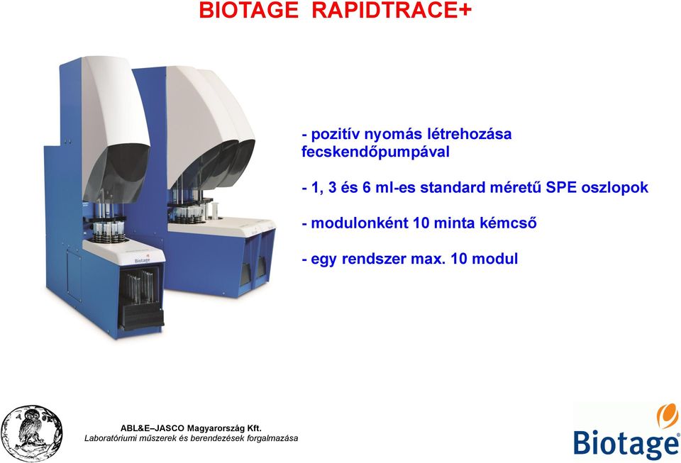 ml-es standard méretű SPE oszlopok -