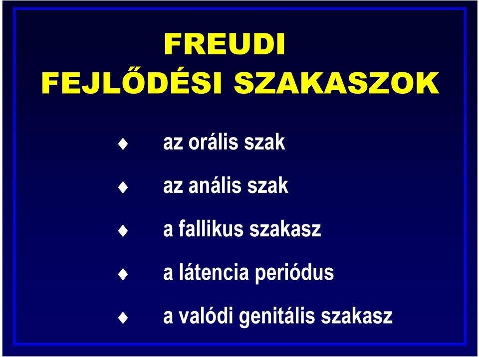 fallikus szakasz a látencia