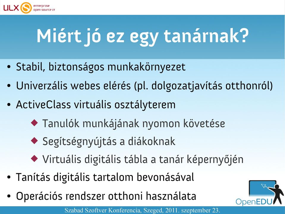 Segítségnyújtás a diákoknak Virtuális digitális tábla a tanár képernyőjén Tanítás digitális