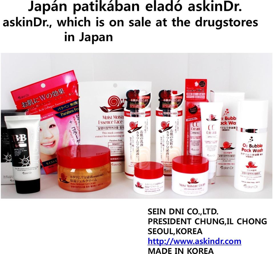 in Japan SEIN DNI CO.,LTD.