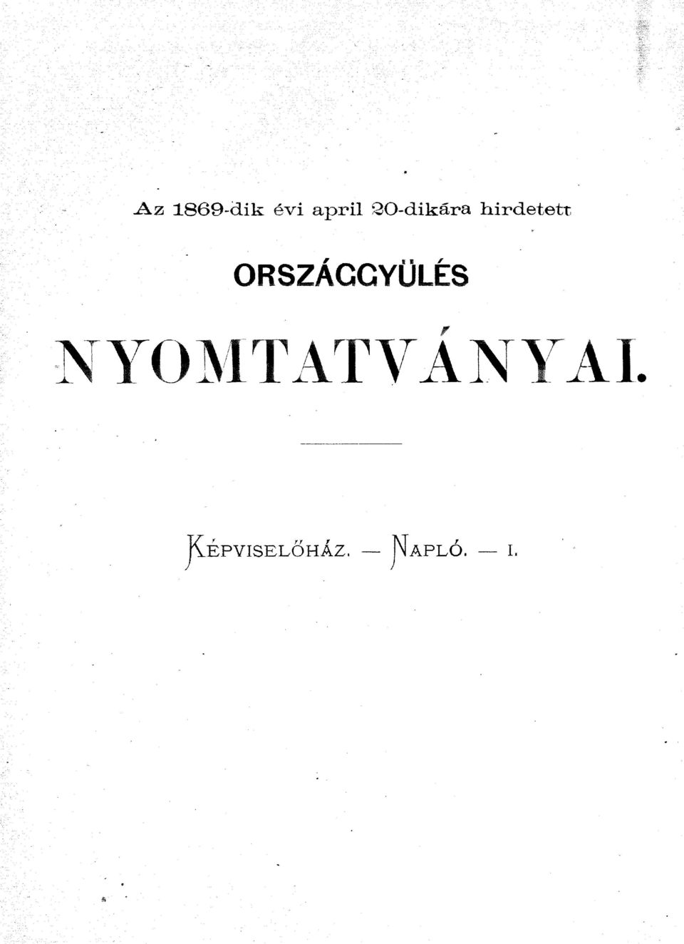 ORSZÁGGYŰLÉS f