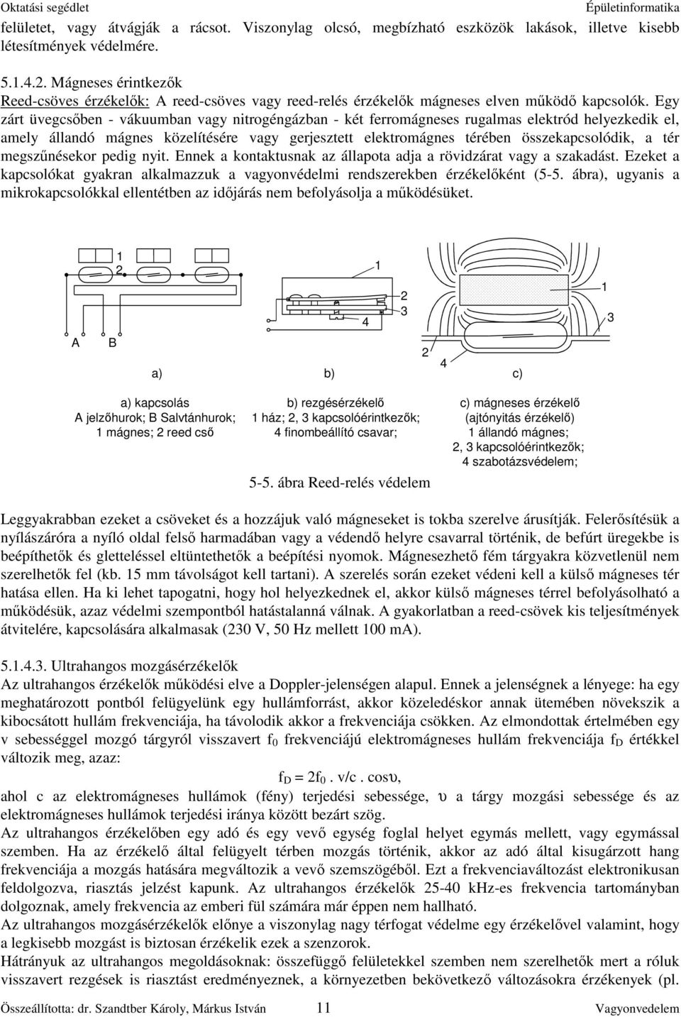 Egy zárt üvegcsben - vákuumban vagy nitrogéngázban - két ferromágneses rugalmas elektród helyezkedik el, amely állandó mágnes közelítésére vagy gerjesztett elektromágnes térében összekapcsolódik, a