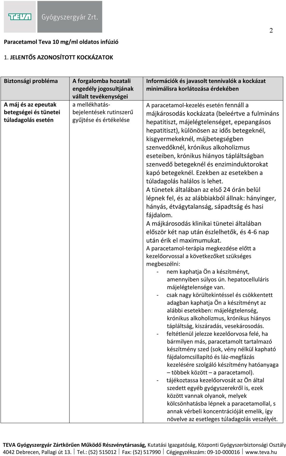fulmináns hepatitiszt, májelégtelenséget, epepangásos hepatitiszt), különösen az idős betegeknél, kisgyermekeknél, májbetegségben szenvedőknél, krónikus alkoholizmus eseteiben, krónikus hiányos