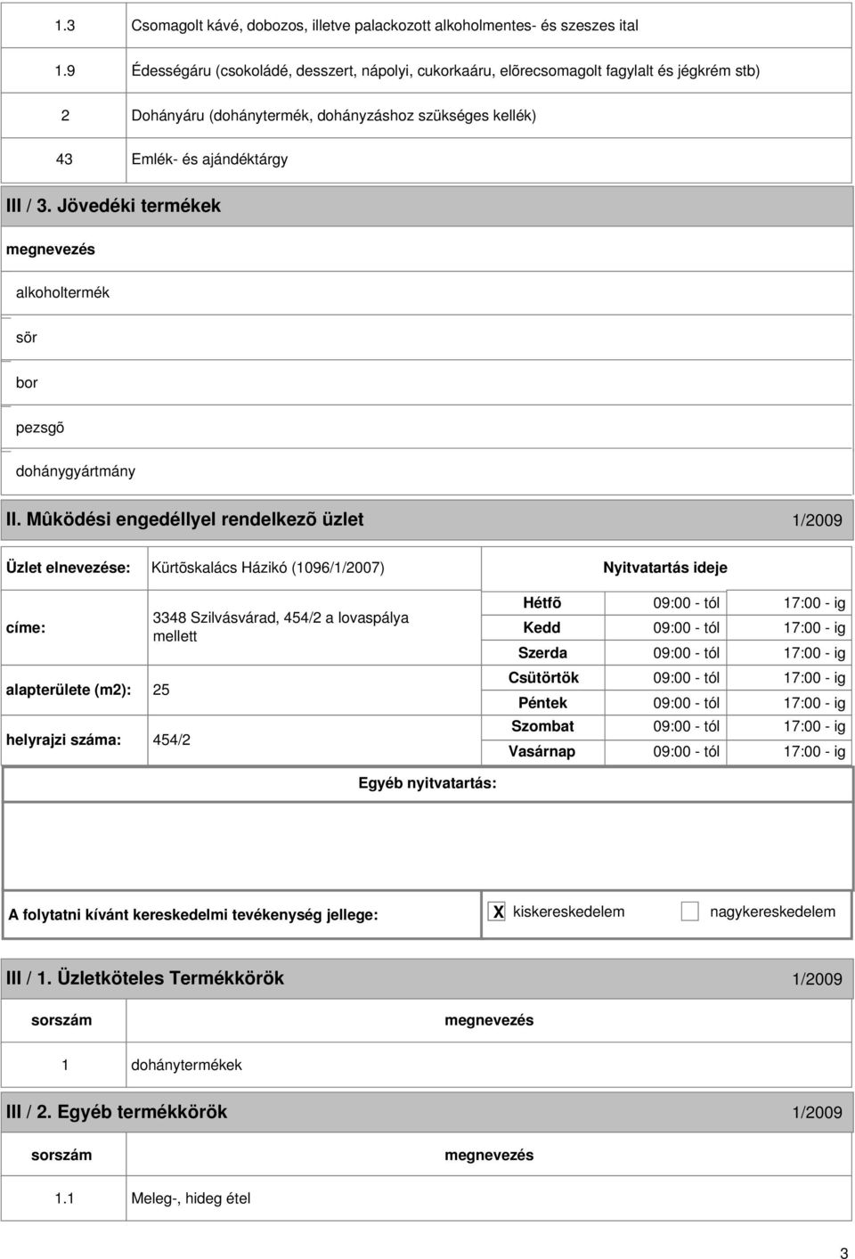 Jövedéki termékek alkoholtermék sör bor pezsgõ II.