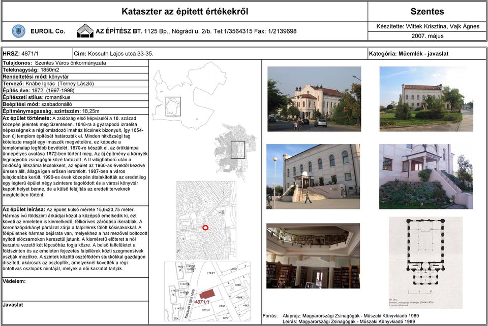 története: A zsidóság első képviselői a 18. század közepén jelentek meg en.