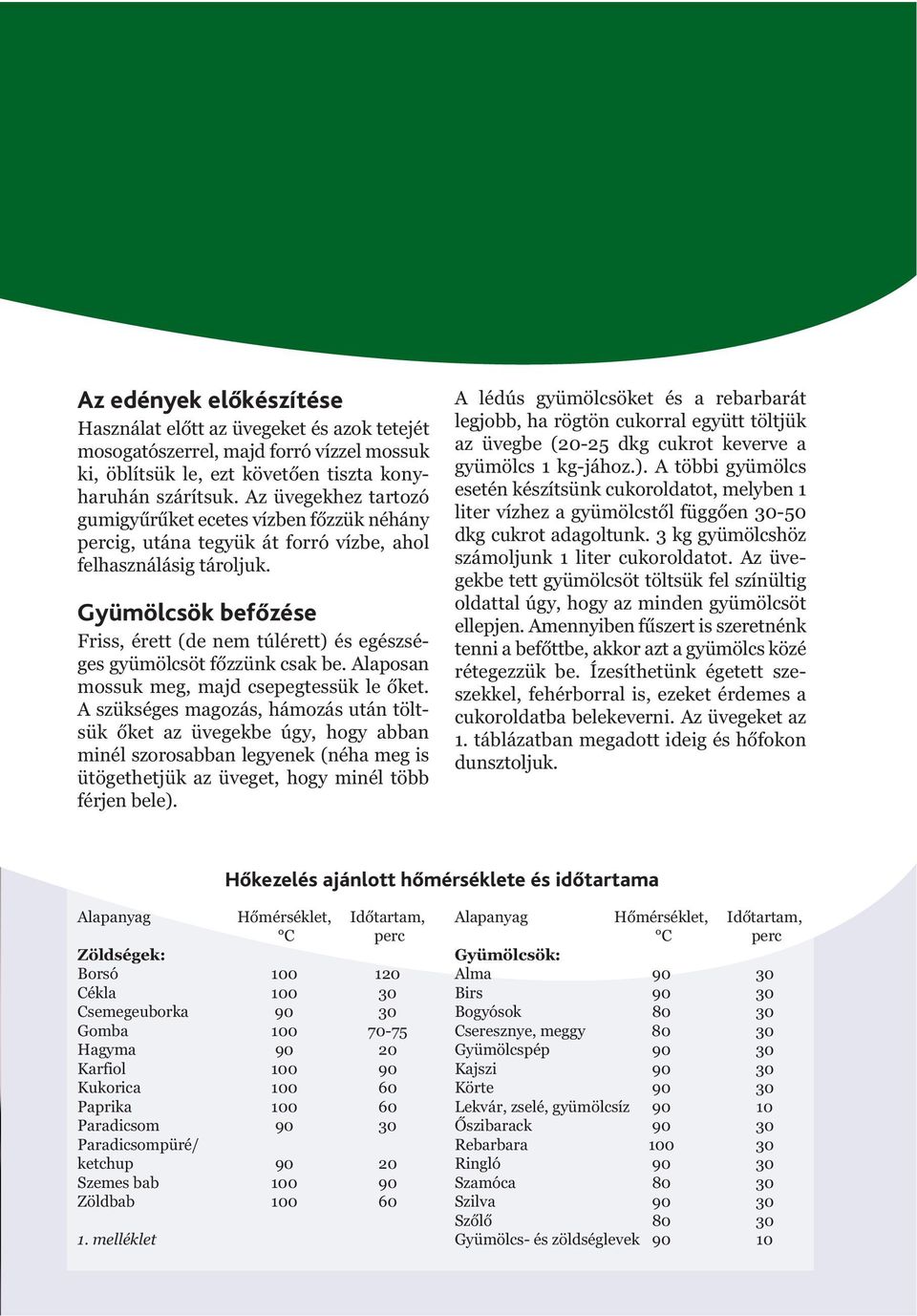 Gyümölcsök befőzése Friss, érett (de nem túlérett) és egészséges gyümölcsöt főzzünk csak be. Alaposan mossuk meg, majd csepegtessük le őket.