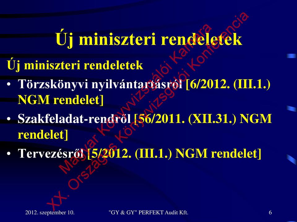. (III.1.) NGM rendelet] Szakfeladat-rendről [56/2011. (XII.31.